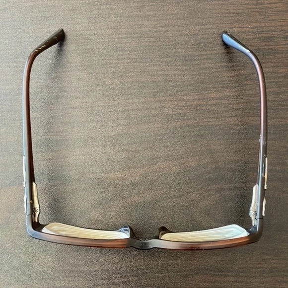 Women\'s Full Rim Eyeglasses Frame w/ Beautiful Gold Detailing on Sides and Case